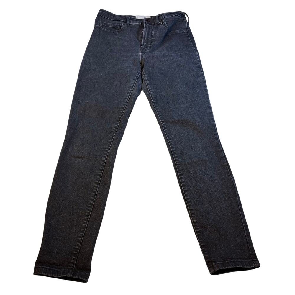 Everlane  womens high rise skinny black jeans. Size 29R. no distress preppy, EUC